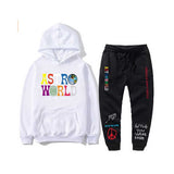 Travis Scott Astroworld Hoodie & Pant 2 Piece Set Printed Men and Women Fashion Casual Top