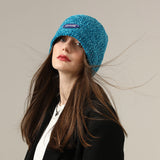 Toboggan Hat Autumn and Winter Hat Female All-Matching Fisherman Hat Warm