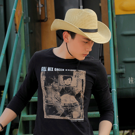 Cowgirl Hats Men's Western Cowboy Hat Beach Sun Protection Wide Brim Hat Summer Billycock