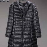 Women Winter Coats Puffer Jacket Down Coat Autumn and Winter Hooded Down Jacket Mid-Length Women's Coat