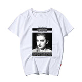 Taylor Swift Merch Men's and Women's Taylor Reputation Short-Sleeved T-shirt Couple Half Sleeve