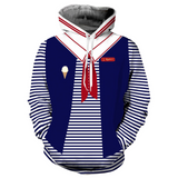 Stranger Things Hoodie 3D Printed Hooded Pullover Cosplay Anime Peripheral