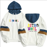 Travis Scott Astroworld Hoodie Men's Sweater Stitching Hoodie Sweatshirt