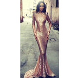 Formal Dresses & Gowns Solid Color Slim-Fit Dress Mop Dress