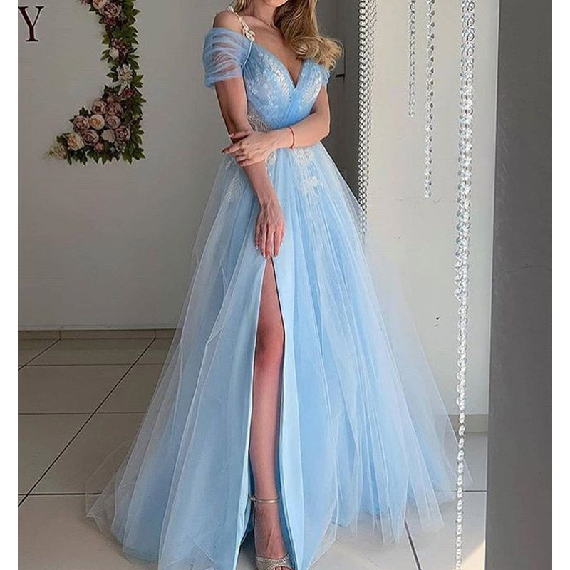 See through Wedding Dress Women's Wedding Dress Lace Long Dress