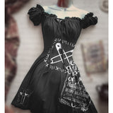 Skull Dress Skull Print Fashion Skirt Dress