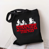 Stranger Things Hellfire Club Handbag Stranger Things 4 Canvas Bag Student Book Bag Shopping Bag Large Capacity Crossbody