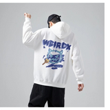 Grafitti Sweatshirts Hooded Sweater Men's Fall plus Size Coat