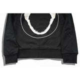 GVC Shirt Shark Pattern Loose Cotton Sweater Men
