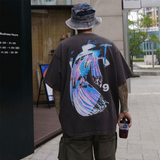 Rrr123 T Shirt Washed Old T-shirt for Men and Women