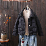 Women Winter Coats Puffer Jacket Down Coat Lightweight Down Jacket Female Short Lightweight Fashion