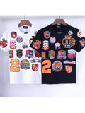 Dsq2 T Shirt Casual Sports Printed Short Sleeve Summer Men