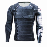 Marvel T Shirt Summer Long-Sleeve Quick Drying Clothes Tights