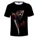 Michael Myers T Shirt Fashion 3D Men's and Women's Short Sleeve