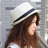 Mens Kentucky Derby Hats Fedora Hat Straw Hat Men's Top Hat Sun Hat