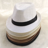 Mens Kentucky Derby Hats Fedora Hat Straw Hat Men's Top Hat Sun Hat