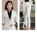 Women Autumn Uniform Designs Formal Style Office Lady Bussiness Attire Work Suit