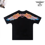 Boylondon T Shirt Training Practice Fashion Slim Wings