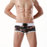 Men Swim Trunks Men's Boxer Swimming Trunks Seaside Beach