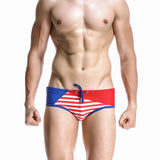 Men Swim Trunks Seaside Swimming Trunks Triangle Swimsuit