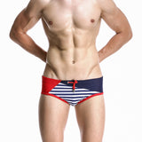 Men Swim Trunks Seaside Swimming Trunks Triangle Swimsuit