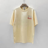 Rhude T Shirt Limited Rhude Hip Hop Summer New Loose