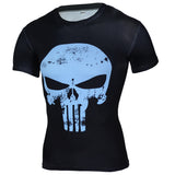 Marvel T Shirt Marvel Short-Sleeved T-shirt Men's Fitness