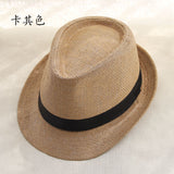 Mens Kentucky Derby Hats Fedora Hat Straw Hat Men's Top Hat Sun Hat