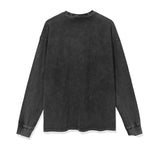 Kyrie Irving Shirt Kyrie Irving Printed Heavy Vintage Distressed Long Sleeve Loose Cotton Crew Neck