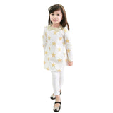 Girl Dress Spring and Autumn Long-Sleeved Dress for Children