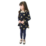 Girl Dress Spring and Autumn Long-Sleeved Dress for Children