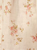 Floral Mini Dress Milkmaid Dress