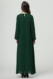 Muslim Women Stylish Kashibo Abaya Muslim Ladies Long Gown Islamic Clothing Jilbab Jalabiya Fashion Plus Size Long Sleeve Dress