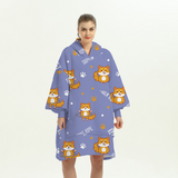 Hoodies Blankets Large Size Home Leisure Lazy Clothes Lambswool