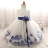 Toddler Girls Sequin Gown Dress Girls' Petal Dress Baby Toddler Princess Gown Dress