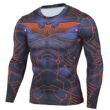 Marvel T Shirt Summer Long-Sleeve Quick Drying Clothes Tights