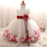 Toddler Girls Sequin Gown Dress Girls' Petal Dress Baby Toddler Princess Gown Dress