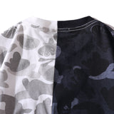 WGM Shirt Color Matching Printed T-shirt Men's Casual Camouflage Short Sleeve