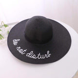 Fedora Golf Hats Fashion Embroidered with Letters Sun Hat Sun Hat Summer Vacation