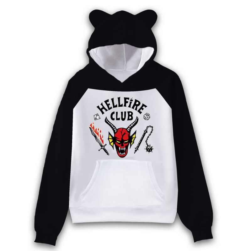 Stranger Things Hellfire Club Hoodie Stranger Things Character 3D Digital Printed Hoodie