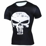 Marvel T Shirt Marvel Short-Sleeved T-shirt Men's Fitness