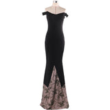 Formal Dresses & Gowns Off-the-Shoulder Dress Bronzing Mop Dress
