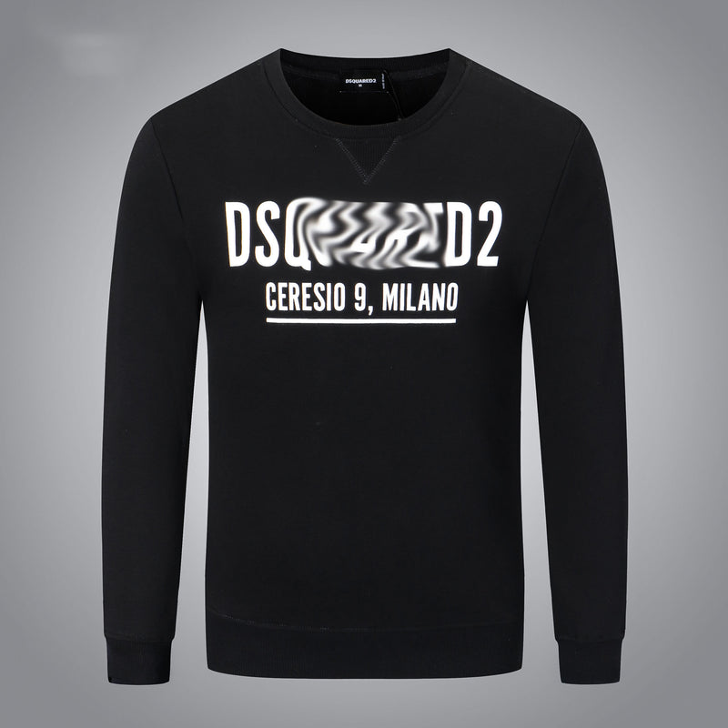 Dsq2 Hoodie DSQ Lian D2 Letter Print Sweatshirt Trendy Men's Autumn and Winter