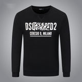 Dsq2 Hoodie DSQ Lian D2 Letter Print Sweatshirt Trendy Men's Autumn and Winter
