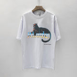 Rhude T Shirt Limited Rhude Hip Hop Summer Loose