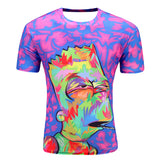 Homer Simpson Shirt Short Sleeve T-shirt Casual Fashionable