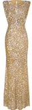 Formal Dresses & Gowns Sexy Sleeveless Sequined Formal Dress Slim Fit Backless Evening Dress
