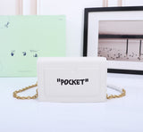 Off White Bag Casual Outdoor Convenient Tote Bag