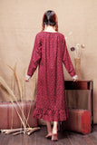 Women's Long-Sleeved Cotton Floral Loose Pastoral Princess Nightdress Pajamas Cottagecore Nightgown