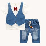 Children Boy Co Ord Vest Shorts 2 Piece Set